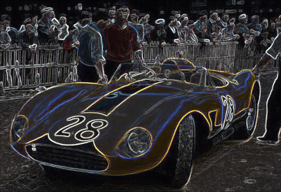MODELART111 - 16.4 : 500 TRC #0682 24h le Mans 1957 with engine